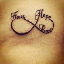 Amazoncom  5 x Faith  Hope  Love Tattoo  black temporary Cross Puls  Heart Tattoo Symbol 5  Beauty  Personal Care