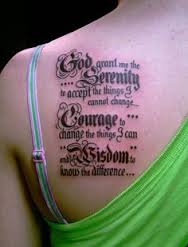 Aggregate more than 54 serenity prayer tattoo on ribs latest  incdgdbentre