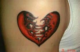 Broken Heart Tattoo Stickers for Sale  Redbubble