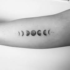 Moon Phases Temporary Tattoo
