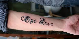 one love tattoo designs