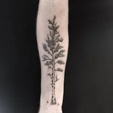My First Tattoo Birch Tree Chelsea Warriner Rose Ink Absecon NJ  r tattoos